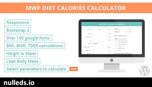 MWP Wordpress Diet Calorie Calculator