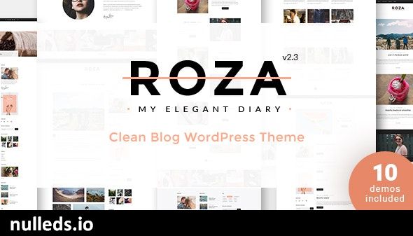 Roza – Elegant Diary WordPress Theme