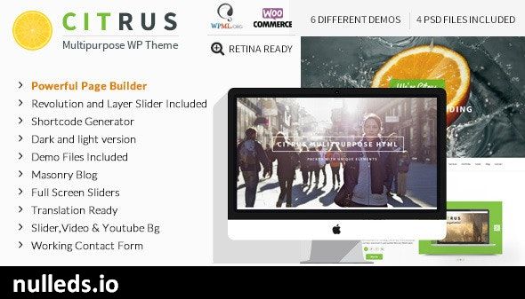 Citrus - WordPress One Page Theme