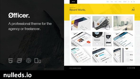 Øfficer - Responsive WordPress Theme