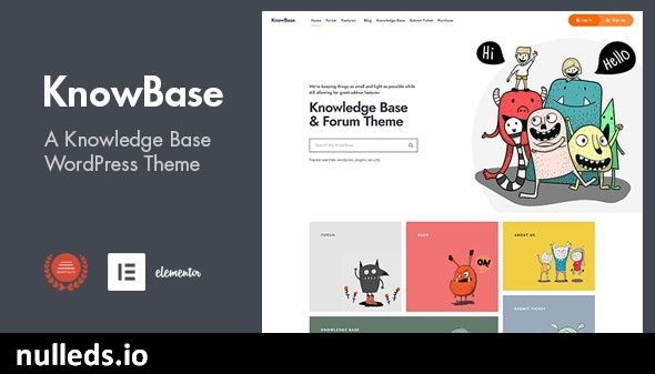 KnowBase - A Helpdesk & bbPress WordPress Theme