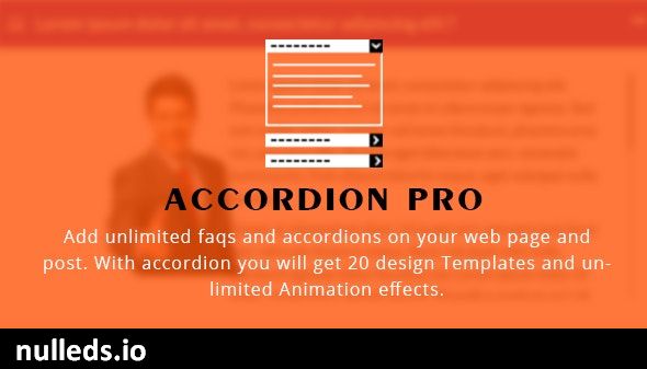 Accordion FAQ WordPress Plugin Responsive