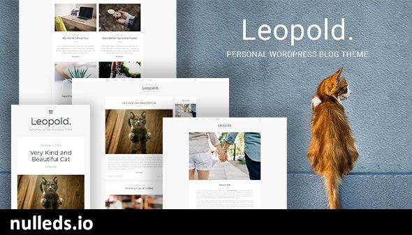 Leopold - Personal WordPress Blog Theme