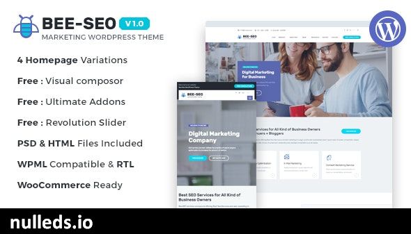 Bee SEO - Marketing WordPress Theme