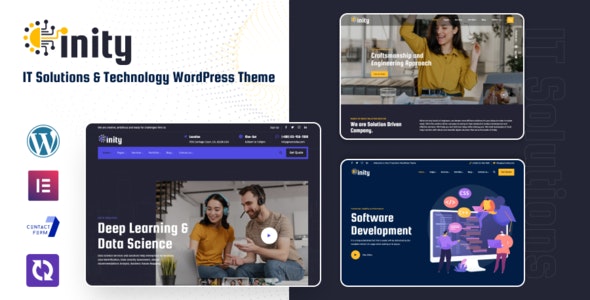 Inity - Technology Solutions WordPress Theme