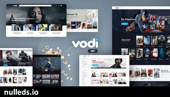 Vodi (v1.2.12) Video WordPress Theme for Movies & TV Shows Nulled