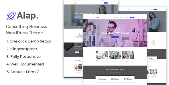 Alap – Consulting and Business WordPress Theme