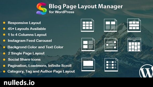 Blog Page Layout Manager for WordPress