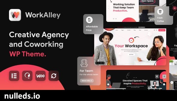 WorkAlley - Creative Agency & Coworking WordPress Theme