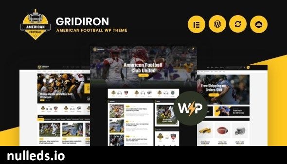 Gridiron | American Football & NFL Superbowl Team WordPress Theme