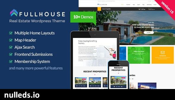 FullHouse - Real Estate Responsive WordPress Theme