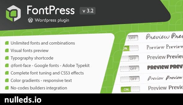 FontPress - Wordpress Font Manager