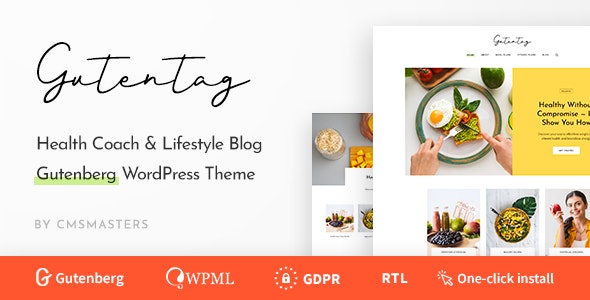 GutenTag - 100% Gutenberg Blog WordPress Theme