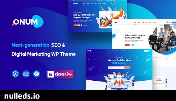 Onum - SEO & Marketing Elementor WordPress Theme