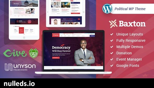 Baxton - Political WordPress Theme