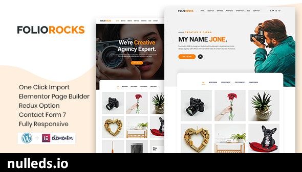 Foliorocks - Minimal Portfolio WordPress Theme