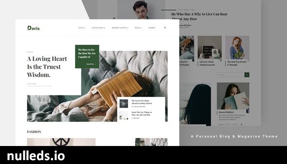 Doris - Creative WordPress Blog and Magazine Theme