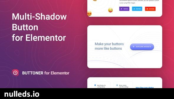 Buttoner – Multi-shadow Button for Elementor