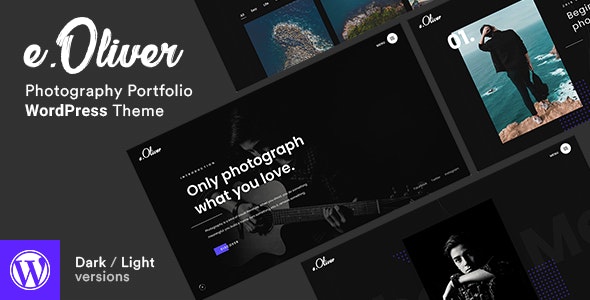 Oliver - Photography Portfolio WordPress Theme