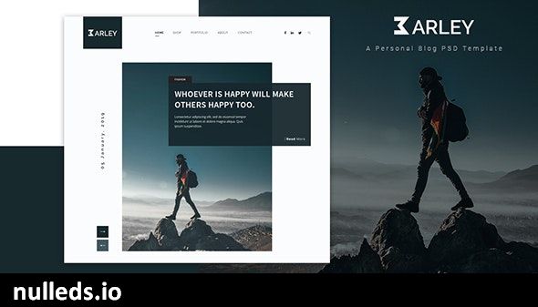 Barley - Creative Personal WordPress Blog Theme