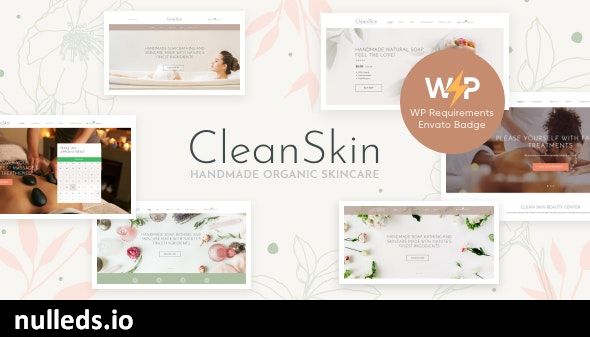 CleanSkin | Handmade Organic Soap & Natural Cosmetics Shop WordPress Theme + Elementor