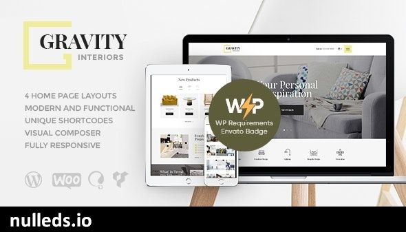 v1.3.1 Gravity | A Contemporary Interior Design & Furniture Store WordPress Theme