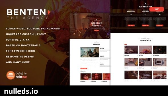 Benten - Responsive One Page Portfolio Theme