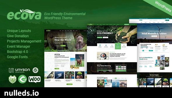 Ecova - Eco Environmental WordPress Theme