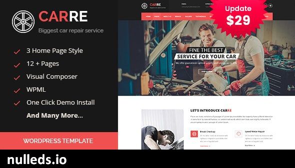 Car RE - Auto Mechanic & Car Repair WordPress Theme