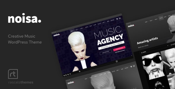 v2.5.9 Noisa - Music Producers, Bands & Events Theme for WordPress