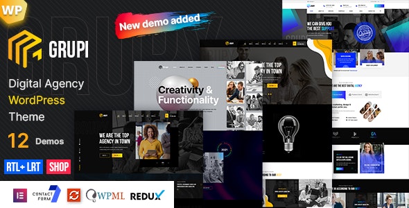 v1.5.1 Grupi - Digital Agency WordPress + RTL