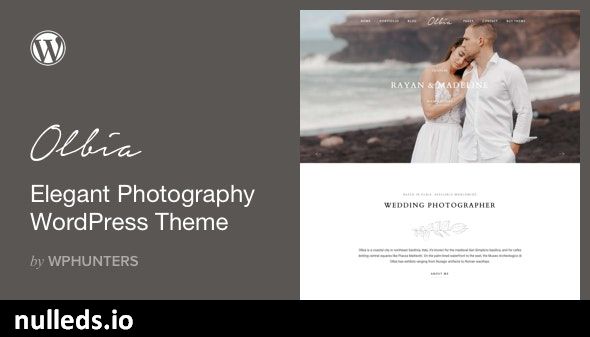 Olbia - Elegant WordPress Theme for Photographers