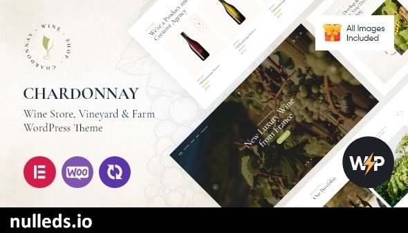 Chardonnay - Wine Store & Vineyard WordPress Theme