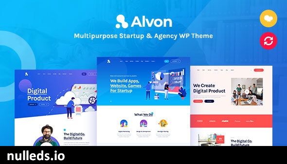 Alvon - Multipurpose Startup & Agency WordPress Theme