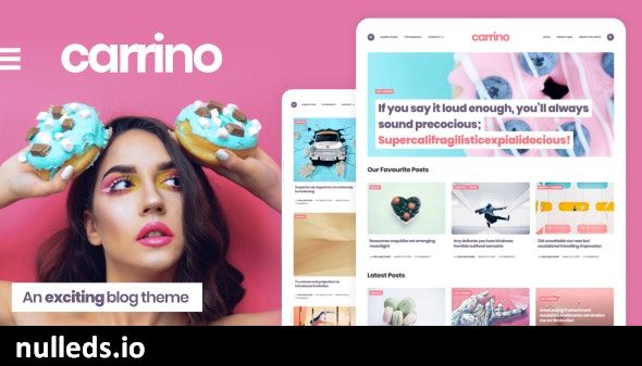 Carrino -  An Exciting Gutenberg Blog Theme