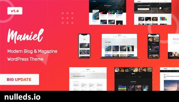 Maniel – Blog & Magazine WordPress Theme