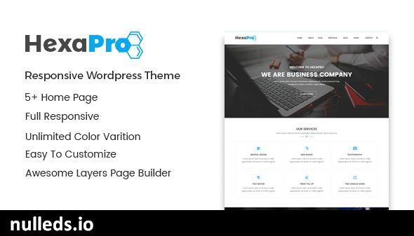 Hexapro – Corporate WordPress Theme