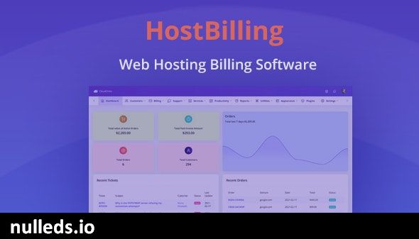 (Nulled) HostBilling - Web Hosting Billing & Automation Software