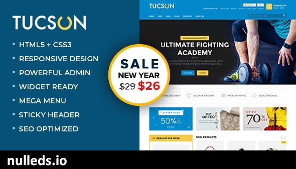 Tucson - Sports, Fitness and Gym Responsive WooCommerce WordPress Theme