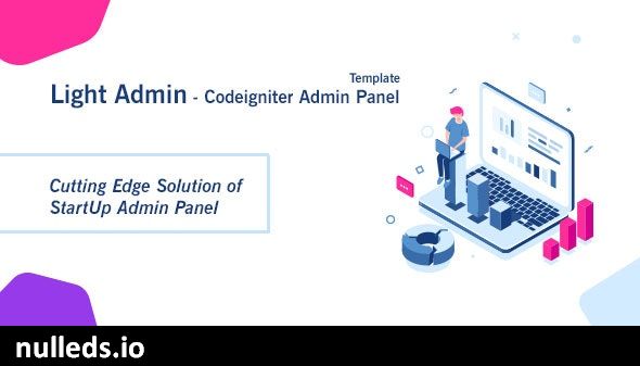 CI StartUp Admin Panel Template + Login Auth