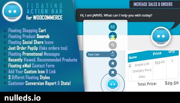 Floating Buttons, Action Bar for WooCommerce with Floating Cart