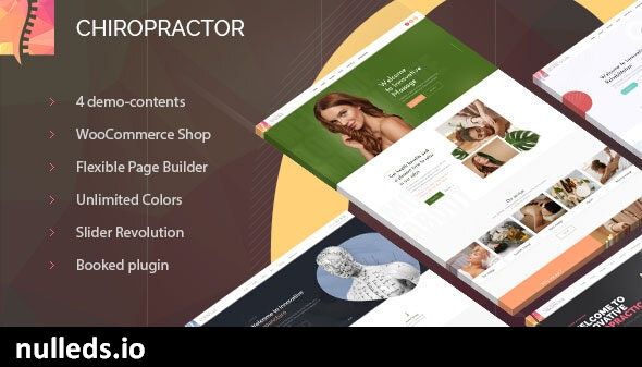 Chiropractor - Therapy and Rehabilitation WordPess Theme