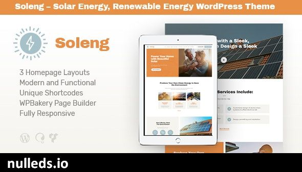 Soleng | A Solar Energy Company WordPress Theme