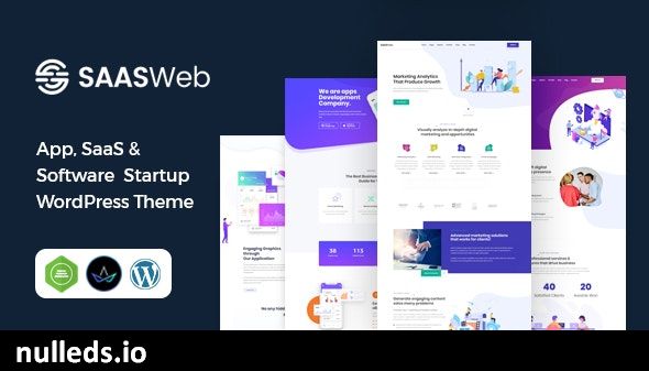 Saasweb - WordPress Theme For App & Saas Products