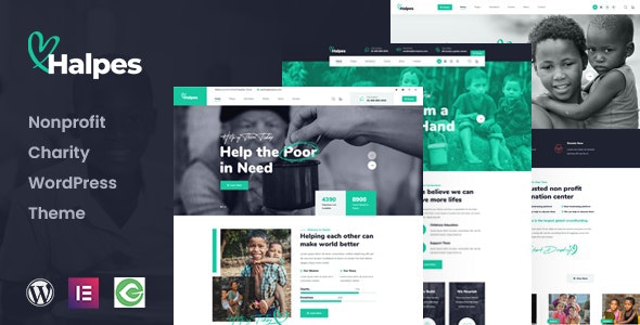 Halpes - Nonprofit Charity WordPress Theme