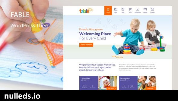 Fable - Children Kindergarten WordPress Theme