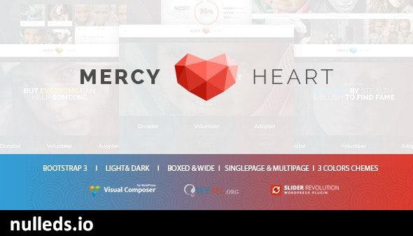 Mercy Heart - Modern Charity WordPress Theme