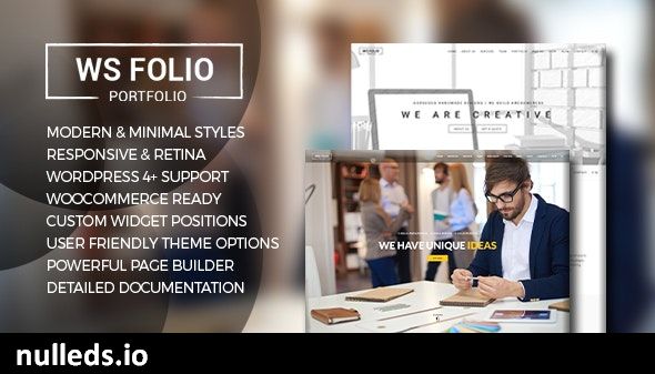 WS Folio - Responsive Portfolio WordPress Theme