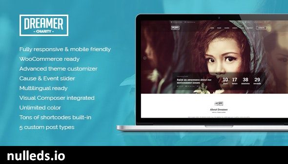 Dreamer - Multipurpose Charity WordPress Theme