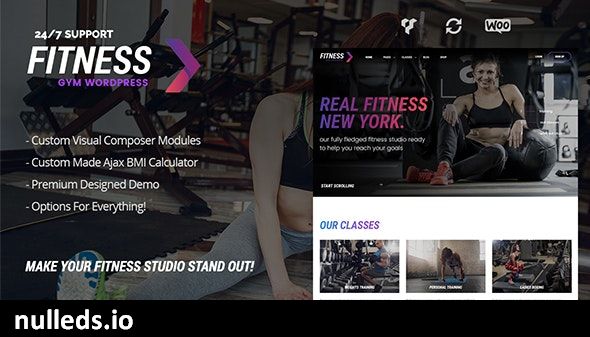 FitnessGym – Personal Trainer & Health WordPress Theme